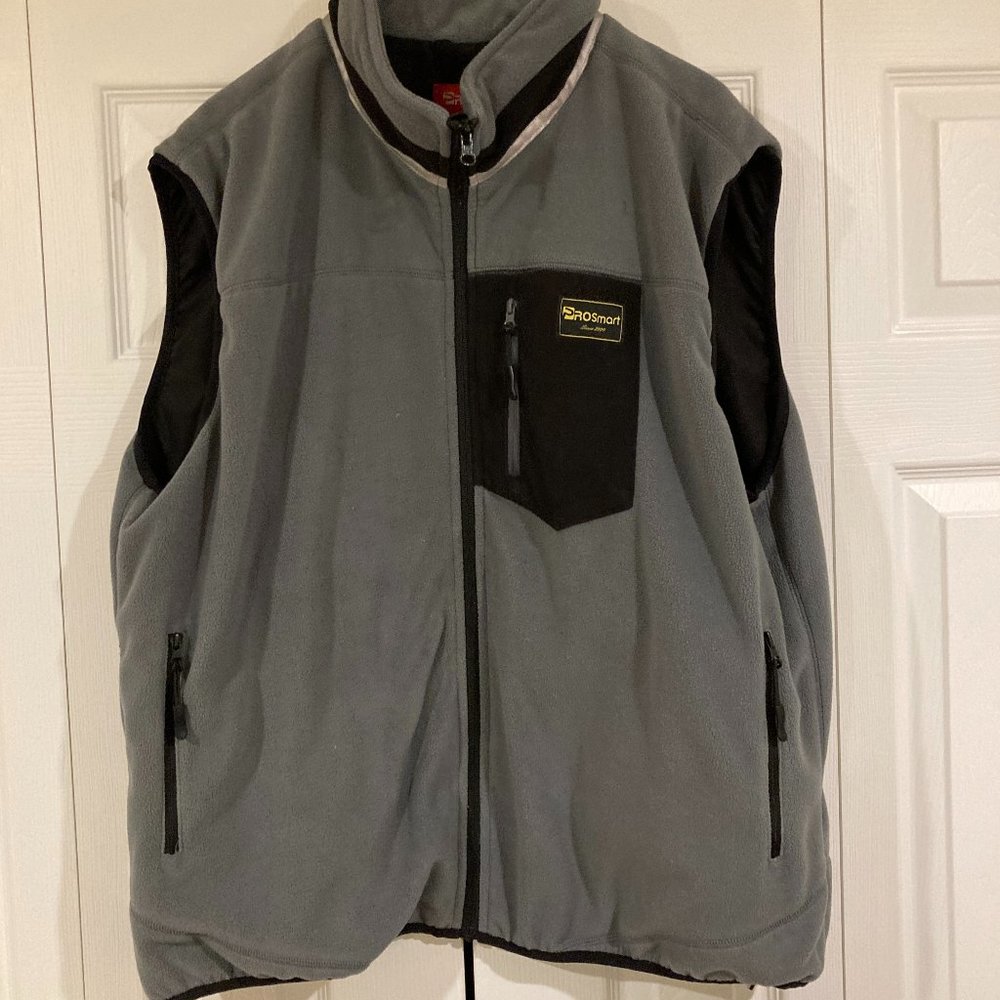 Ecosmart HEATED Mens Winter Vest Large Gray